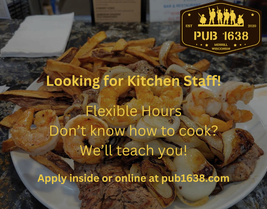 Kitchen Staff Needed Flexable Hours Freindly work envierment Cooking Expirence preferred But not requiered